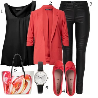 outfit mit Črna Top "Tvoj cool outfit"