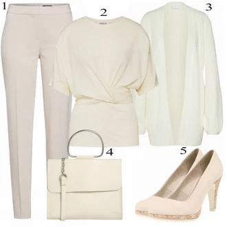 Outfit s Comma "Béžový Look"