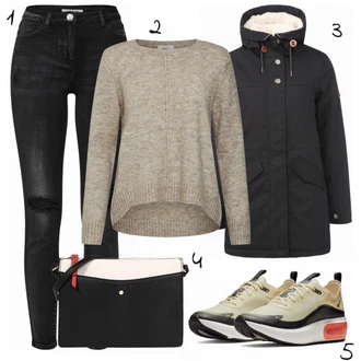 Outfit s Call it Spring "Beigh Nike"