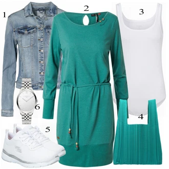 Flex Appeal 3.0 Outfit s Bílá/Šedá/Krémová Gymnastická bota/Tenisová bota/Bota na fitness/Tréninková bota/Běžecká bota/Golfová bota Skechers "Tvůj otmjeni outfit"
