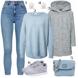 Outfit s Červená/Růžová/Světle šedá Blazerový Kabát/Fleecový Kabát/Kabát s Úzkým Střihem/Tweedový Kabát/Vlněný Fleecový Kabát/Pletený Kabát/Scuba Kabát/Pletený Fleecový Kabát/Krátký Kabát Only "Cool outfity na volný čas"