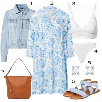 Diamantový vzor Outfit s Stříbrný/Šedá/Krémová/Bílá Pecka/Sponka do ucha Swarovski "Praktický vzhled"