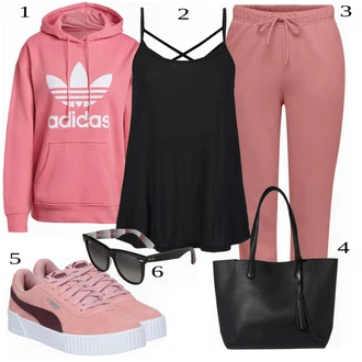 outfit mit Bež Superga Puma "Tvoj cool outfit"