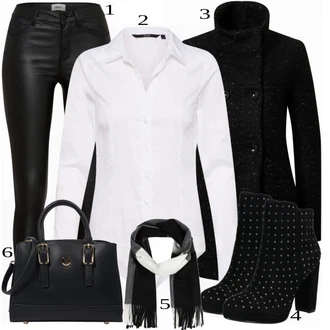 Zimske Outfiti mit Bela Bluza & Tunika VERO MODA "Tvoja elegantna obleka"