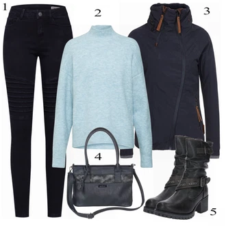 Outfit s Modrá Naketano "BlueMustang"