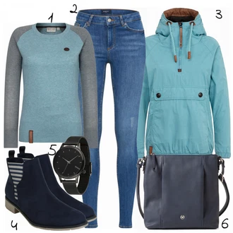 Outfit s Naketano "ModráNaketano"