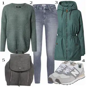 Outfity pro dešťové počasí "Podzimní Outfit"
