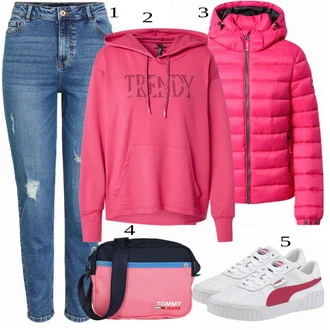 Ležérní outfity s Světle modrá/Modrá High Waist Džínové Kalhoty/Kotníková Bota/Boyfriend Džínové kalhoty/Džíny s Rozparkem/Kožené bundy/Džíny s Dírou/Girlfriend Džíny Pieces "Praktický vzhled"