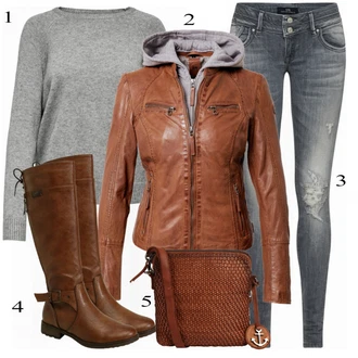 outfit "Pokačena oblačila za pomlad"