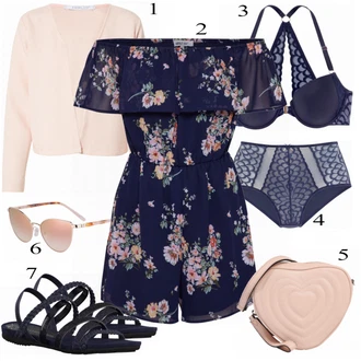 Outfit s Béžová Hailys "Barevný letní Outfit"