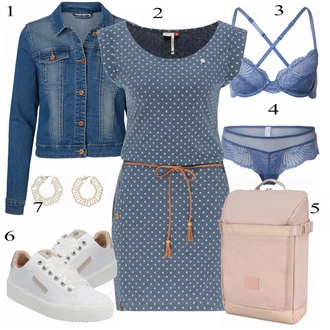 Outfit s Šedá Teniska Dockers by Gerli "Letní Outfit"