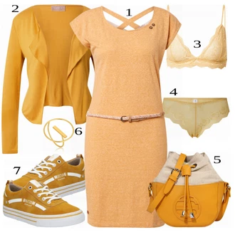 Outfit sa Siva Tenisica Mustang "Tvoj otmjeni outfit"