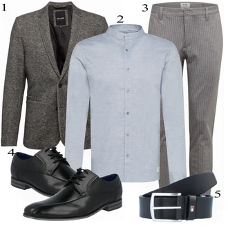 outfit mit Nizki čevelj Bugatti "Službena oblačila"