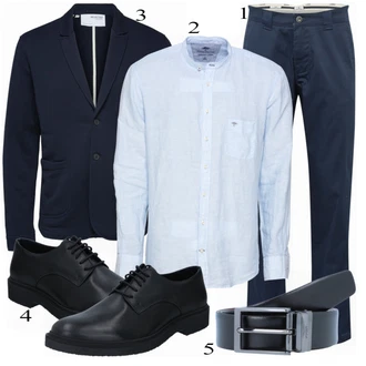 outfit mit Črna Obleka SELECTED HOMME "Poslovna oblačila"