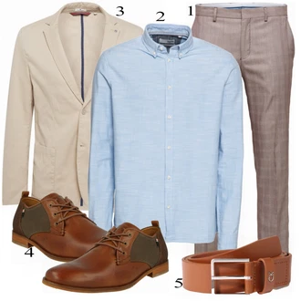 outfit mit Bela/Siva Srajca "Poslovna oblačila"