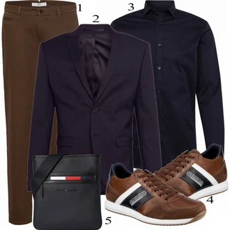 outfit mit Črna Brax "Poslovna oblačila"