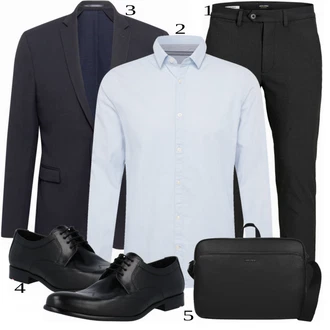 outfit mit Črna Obleka "Poslovna oblačila"
