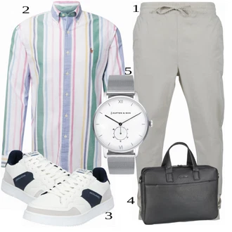 outfit mit Siva Superga Jack & Jones "Priložnostna oblačila"