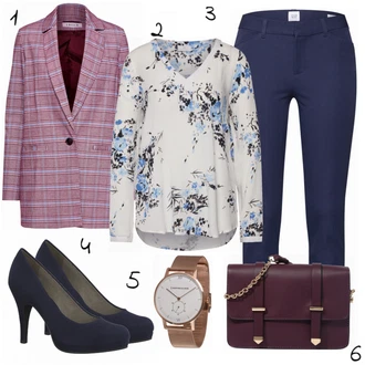 Outfit s Bota Na Podpatku Tamaris "Podnikatelský Vzhled"