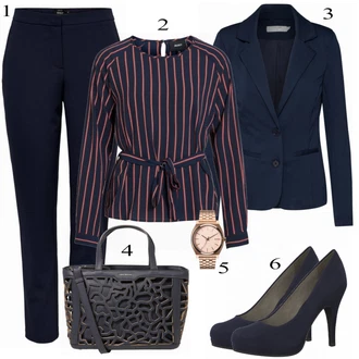 Outfit s Bota Na Podpatku Tamaris "Podnikatelský Vzhled"
