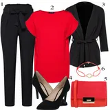 S páskem dlouhá vlněná saka outfity image