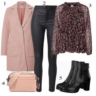 Zimske Outfiti mit Bela Bluza & Tunika VERO MODA "Poslovni izgled"