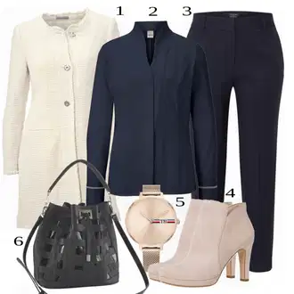 Outfit sa Crna Majica Heine "Zimski Outfit"