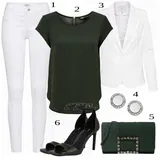 Zelené Only Šifonové Halenky Outfity image