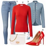 Outfiti z rdečimi visokimi petami image