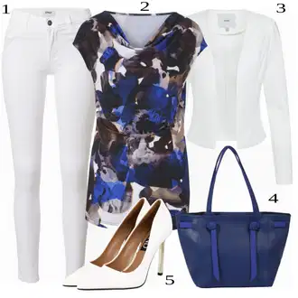 Krátké Velikosti Outfit s Bílá/Krémová Krátké Sako/Smokingové sako/Pletený Sako/Teplákový blejzr/Kožená Pánská Bund/Blejzrové Bund/Elegantní Sako/Blůzové Sako/Kožená bunda pro muže/Neformální Sako Ichi "Business Look pro ženy"