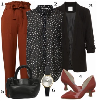 outfit mit Črna Top Tom Tailor "Tvoj udobni outfit"