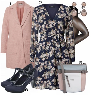 Outfit sa Plava Salonka & Visoki Pet Bugatti "Tvoj outfit koji upada u oči"