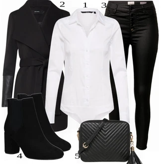 Zimske Outfiti mit Bela Bluza & Tunika VERO MODA "Zimska outfit"