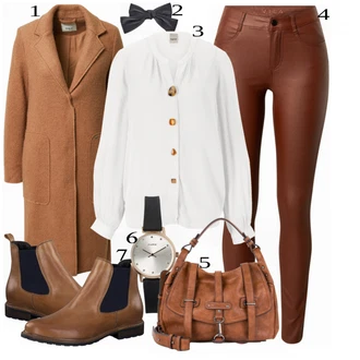 Outfit s Modrá Kozačka Tamaris "Obchodní Styl"