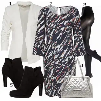 Outfit s Šedá Love Moschino "Obchodní Styl"