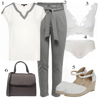 Outfit s Tričko Comma "Kancelářský Outfit"