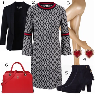 Outfity pro práci s Hnědá Punčocháče Swedish Stockings "Kancelářský Outfit"