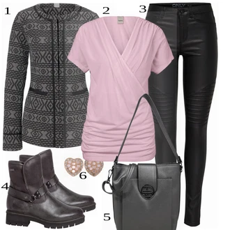 outfit mit Črna Škorenj Tamaris "Službena oblačila"