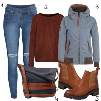 Outfit s Hnědá Kozačka Apple of Eden "Velbloud"