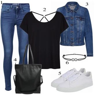 Móda pro plnoštíhlé Outfit s Hnědá/Béžová/Khaki Jednoduchý top/Mužské běžecké boty/Ležérní top/Neformální tričko/Zkrácený Top/Fancy tričko/Pletené tričko/Košilový top/Tričko s krátkým rukávem/Krátký top About You "Ležérní"