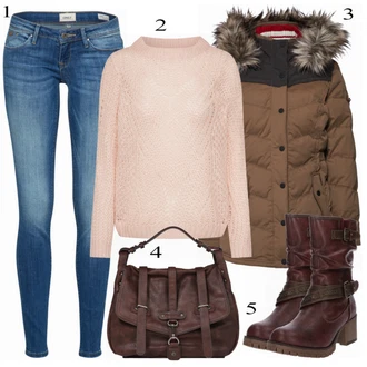 Outfit s Kozačka Mustang "Ležérní Krása"