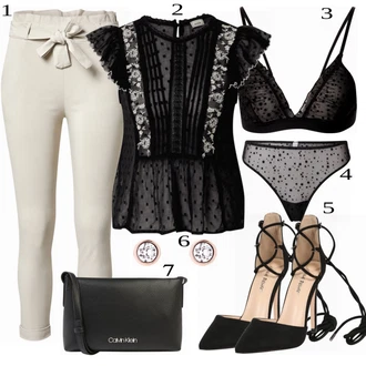 Outfit s Modrá Bota Na Podpatku Public Desire "Ležérní Obchodní Outfit"