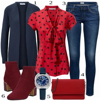 Outfit s Modrá/Tmavě modrá Kožená bunda/Džíny s Nízkým Sedem/Džíny s Rozparkem/Push up Džín/Džín s Nízkým Pasem/Kožené Boty/Kotníková Bota/Slim Fit Džíny Pepe Jeans "Ležérní Obchodní Outfit"