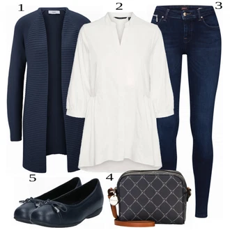 Outfit s Polobotek Geox "Ležérní Obchodní Outfit"