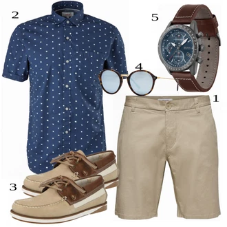 outfit mit Modra Poslovna Srajca S.Oliver "Priložnostna oblačila"