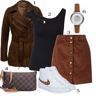 Jesenske Outfiti mit Rdeča Krilo VERO MODA "1"