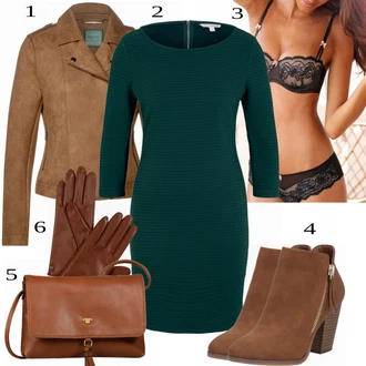 Outfit s Černá/Bílá/Béžová Krajkový set spodního prádla/Podprsenka s kosticemi/Krajková podprsenka/Prsatější střih podprsenky/Podprsenka Balconette/Sada Kalhotek s Drátěnou Podprsenkou/Sada kalhotek podprsenky S.Oliver "Ležérní Outfit Na Rande"