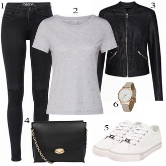 Vintage outfity "Ležérní Vzhled"