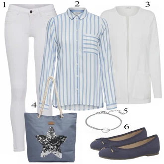 Outfit s Polobotek Tamaris "Ležérní Vzhled"