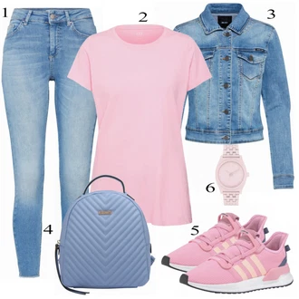 Outfit s Béžová Teniska Adidas Originals "Ležérní Vzhled"